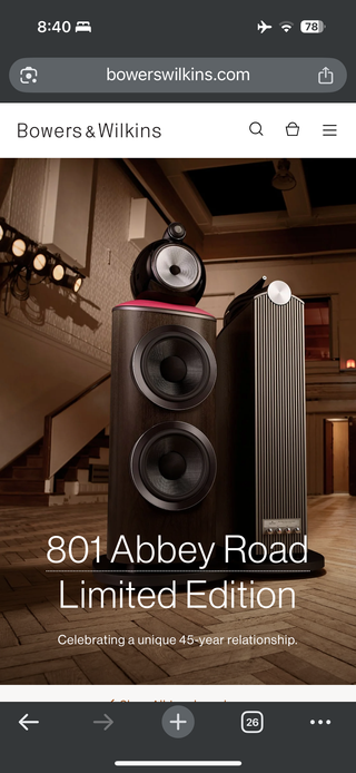 Especialista en altavoces Bowers & Wilkins