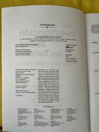 La investigación social del turismo