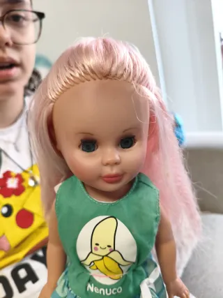Muñeca Nsncy pelo rosa