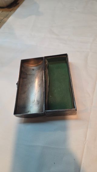 Portagioie in lamiera argentata