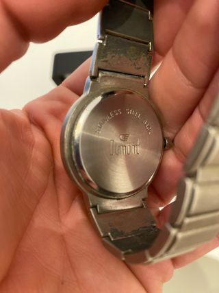 Reloj Omega Cuarzo Esfera Azul Marino