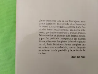 EXTRAMUROS, JESÚS FERNÁNDEZ SANTOS