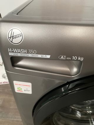 Lavadora Hoover H-Wash 350 Inox 10 kg