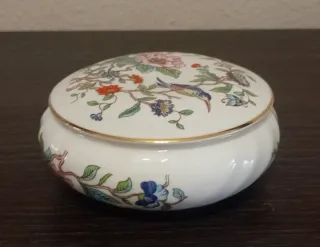 BONITA CAJA DE BARATIJAS DE PORCELANA FINA AYNSLEY