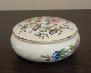 BONITA CAJA DE BARATIJAS DE PORCELANA FINA AYNSLEY