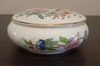 BONITA CAJA DE BARATIJAS DE PORCELANA FINA AYNSLEY