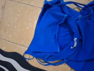 Top Tirantes Azul Zara