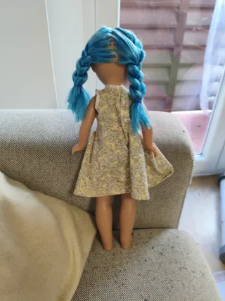 Muñeca Nancy pelo azul
