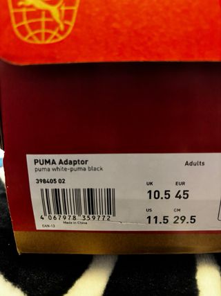 Zapatillas originales puma adaptor.