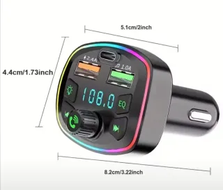 Reproductor MP3 Coche Cargador Rápido Dual