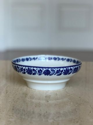 Vajilla santa clara porcelana azul blanca vintage