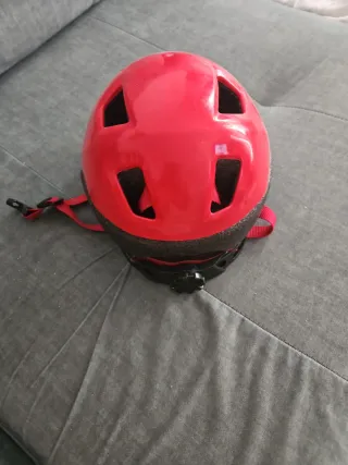 Casco infantil Btwin rojo