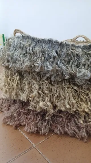 Cesta Bohemia Yute y Lana