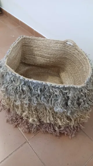 Cesta Bohemia Yute y Lana