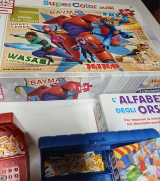 Giochi Clementoni: Big Hero 6 Puzzle + Alfabeto Or
