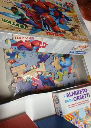 Giochi Clementoni: Big Hero 6 Puzzle + Alfabeto Or