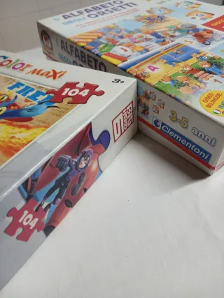 Giochi Clementoni: Big Hero 6 Puzzle + Alfabeto Or