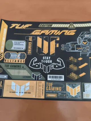 Pegatinas TUF Gaming