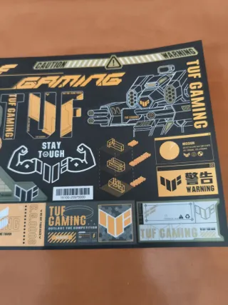 Pegatinas TUF Gaming
