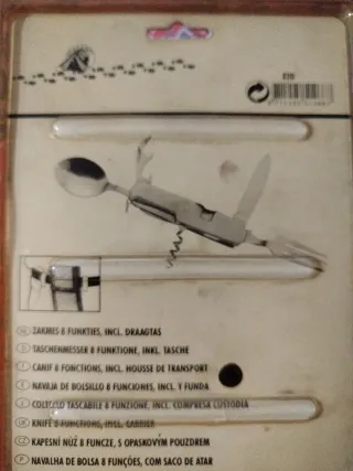 Navaja multiusos Go & Camp cuchara tenedor...