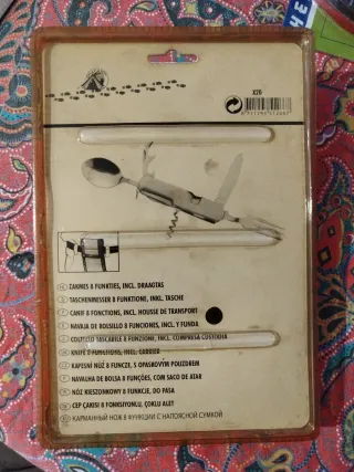 Navaja multiusos Go & Camp cuchara tenedor...