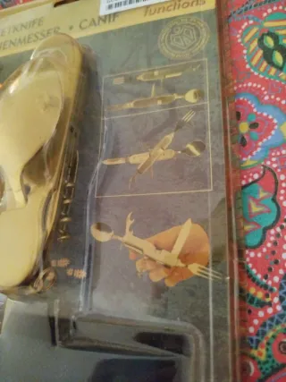 Navaja multiusos Go & Camp cuchara tenedor...