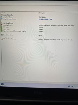 Dell Precision 5540 i7-9850H 16GB