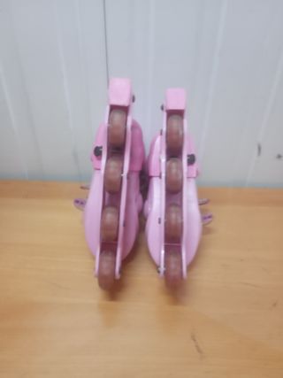 Patines en línea infantiles rosas