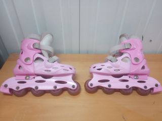 Patines en línea infantiles rosas