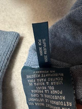 Jersey Polo Ralph Lauren Lana Merino Talla M