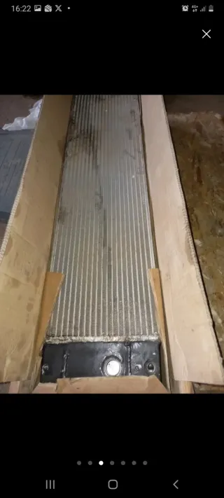 Radiador para maquinas industriales