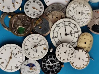 Lote repuestos relojes Cartier, Cyma, Lotus, Rolex