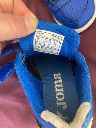 Zapatillas Joma Fútbol Sala Talla 28