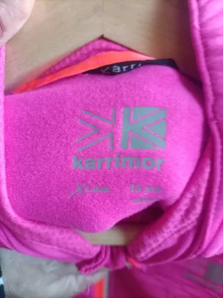 Cortavientos Trekking Mujer Rosa