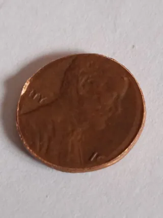 MONEDA 1 CENTAVO LINCOLN.19??.MAL RECORTADA.