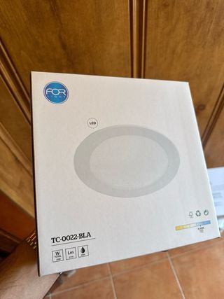 Foco LED Circular Blanco (8 unidades)