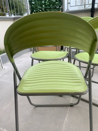 Set 6 sedie pieghevoli Panted Design studio GB