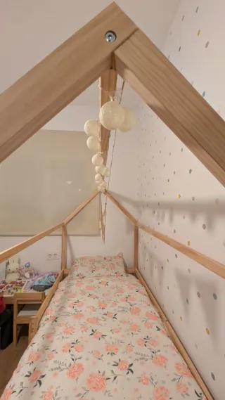 Cama nido casita madera