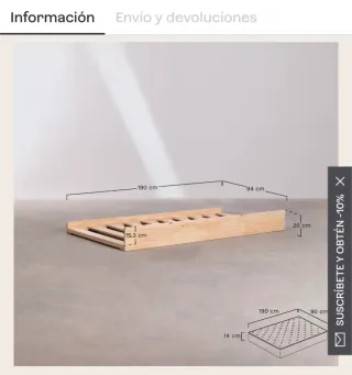 Cama nido casita madera