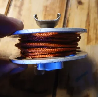 Carrete fusil de pesca