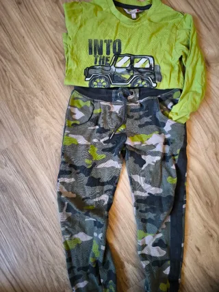 Conjunto Tuc Tuc Camiseta y Pantalón Camuflaje