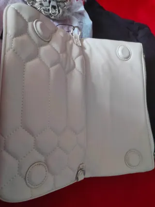 Bolso bandolera Rock Crema