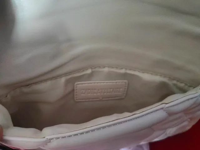 Bolso bandolera Rock Crema