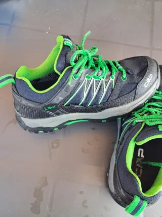 Scarpe trekking CMP blu e verdi