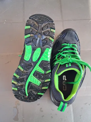Scarpe trekking CMP blu e verdi