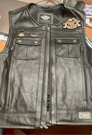 Chaleco Piel Harley Davidson