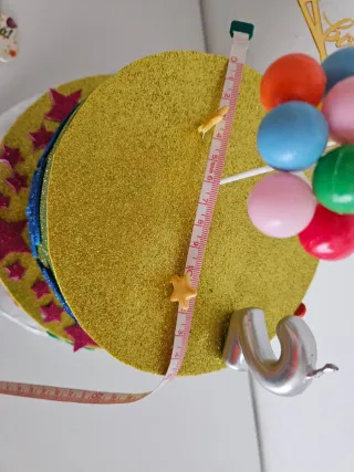 Torta scenografica Bing 2 anni Dario in gomma eva