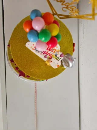 Torta scenografica Bing 2 anni Dario in gomma eva