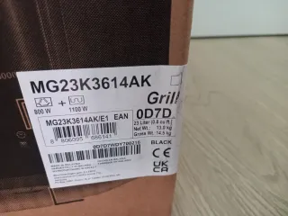 Microondas Samsung MG23K3614AK Negro