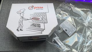 4 pares calcetines pizza divertidos